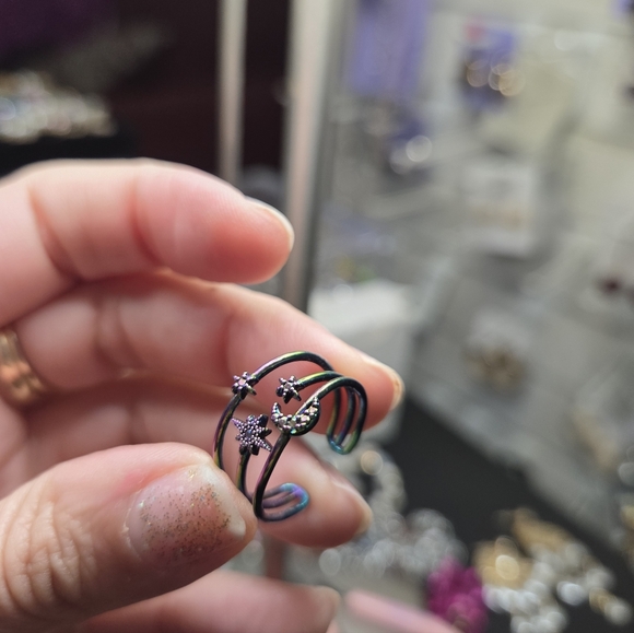 Iridescent Beaded Jewelry Set - Picture 4 of 7